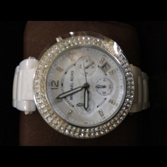 Michael Kors white ceramic watch - Picture 2 of 2